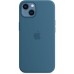 Чехол Apple MagSafe, силикон, для iPhone 13 Silicone Case with MagSafe – Blue Jay