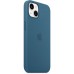 Чехол Apple MagSafe, силикон, для iPhone 13 Silicone Case with MagSafe – Blue Jay