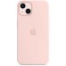 Чехол Apple MagSafe, силикон, для iPhone 13 Silicone Case with MagSafe – Chalk Pink