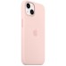 Чехол Apple MagSafe, силикон, для iPhone 13 Silicone Case with MagSafe – Chalk Pink