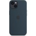 Чехол Apple MagSafe, силикон, для iPhone 13 Silicone Case with MagSafe – Abyss Blue