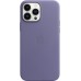 Чехол Apple MagSafe, силикон, для iPhone 13 Pro Max Leather Case with MagSafe - Wisteria