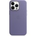 Чехол Apple MagSafe, силикон, для iPhone 13 Pro Leather Case with MagSafe - Wisteria