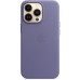 Чехол Apple MagSafe, силикон, для iPhone 13 Pro Leather Case with MagSafe - Wisteria