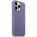 Чехол Apple MagSafe, силикон, для iPhone 13 Pro Leather Case with MagSafe - Wisteria