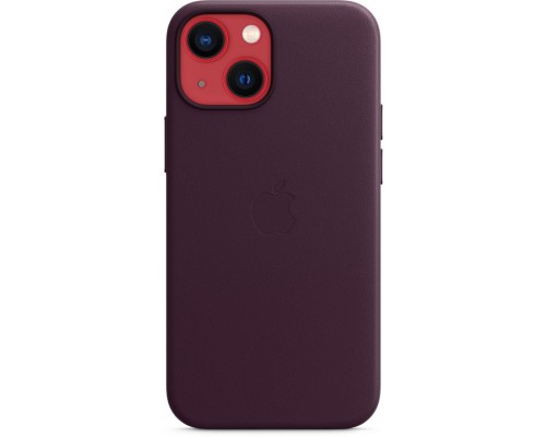 Чехол Apple MagSafe, силикон, для iPhone 13 mini Leather Case with MagSafe - Dark Cherry