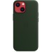 Чехол Apple MagSafe, силикон, для iPhone 13 mini Leather Case with MagSafe - Sequoia Green