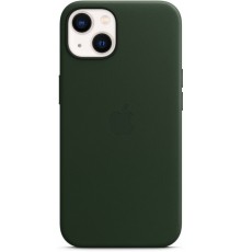 Чехол Apple MagSafe, силикон, для iPhone 13 Leather Case with MagSafe - Sequoia Green                                                                                                                                                                     