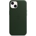 Чехол Apple MagSafe, силикон, для iPhone 13 Leather Case with MagSafe - Sequoia Green