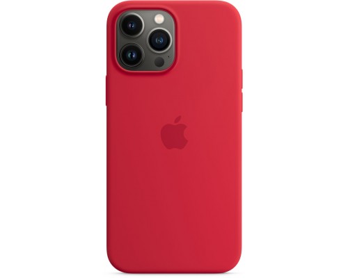 Чехол Apple MagSafe, силикон, для iPhone 13 Pro Max Silicone Case with MagSafe – (PRODUCT)RED