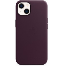 Чехол Apple MagSafe, силикон, для iPhone 13 Leather Case with MagSafe - Dark Cherry                                                                                                                                                                       