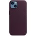 Чехол Apple MagSafe, силикон, для iPhone 13 Leather Case with MagSafe - Dark Cherry