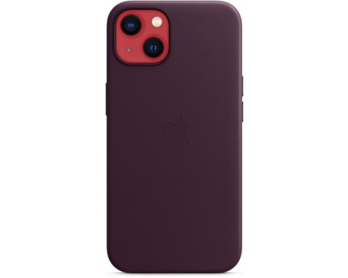 Чехол Apple MagSafe, силикон, для iPhone 13 Leather Case with MagSafe - Dark Cherry