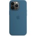 Чехол Apple MagSafe, силикон, для iPhone 13 Pro Silicone Case with MagSafe – Blue Jay