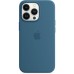 Чехол Apple MagSafe, силикон, для iPhone 13 Pro Silicone Case with MagSafe – Blue Jay