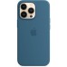 Чехол Apple MagSafe, силикон, для iPhone 13 Pro Silicone Case with MagSafe – Blue Jay