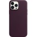 Чехол Apple MagSafe, силикон, для iPhone 13 Pro Max Leather Case with MagSafe - Dark Cherry