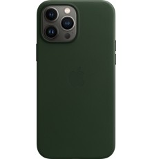 Чехол Apple MagSafe, силикон, для iPhone 13 Pro Max Leather Case with MagSafe - Sequoia Green                                                                                                                                                             