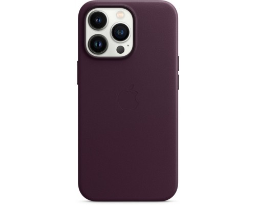 Чехол Apple MagSafe, силикон, для iPhone 13 Pro Leather Case with MagSafe - Dark Cherry