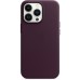 Чехол Apple MagSafe, силикон, для iPhone 13 Pro Leather Case with MagSafe - Dark Cherry