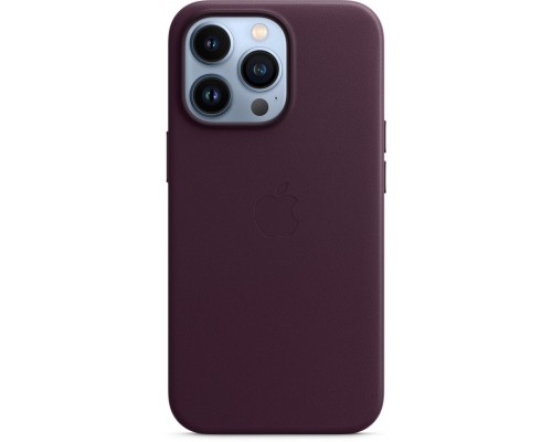 Чехол Apple MagSafe, силикон, для iPhone 13 Pro Leather Case with MagSafe - Dark Cherry