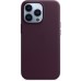 Чехол Apple MagSafe, силикон, для iPhone 13 Pro Leather Case with MagSafe - Dark Cherry