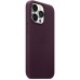 Чехол Apple MagSafe, силикон, для iPhone 13 Pro Leather Case with MagSafe - Dark Cherry