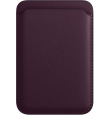 Чехол-бумажник Apple MagSafe для iPhone, кожа, iPhone Leather Wallet with MagSafe - Dark Cherry                                                                                                                                                           
