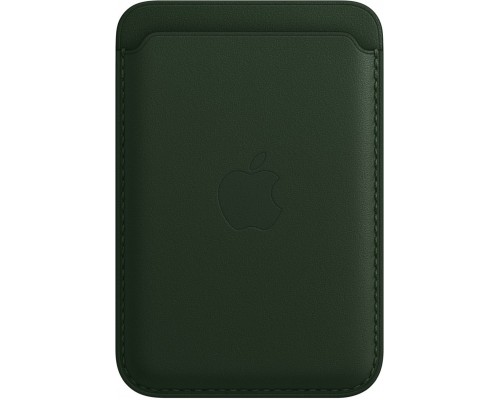 Чехол-бумажник Apple MagSafe для iPhone, кожа, iPhone Leather Wallet with MagSafe - Sequoia Green