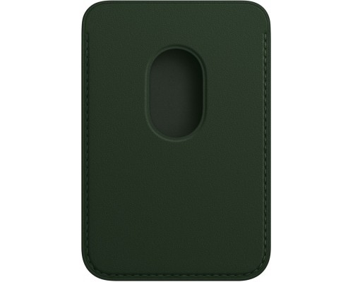 Чехол-бумажник Apple MagSafe для iPhone, кожа, iPhone Leather Wallet with MagSafe - Sequoia Green