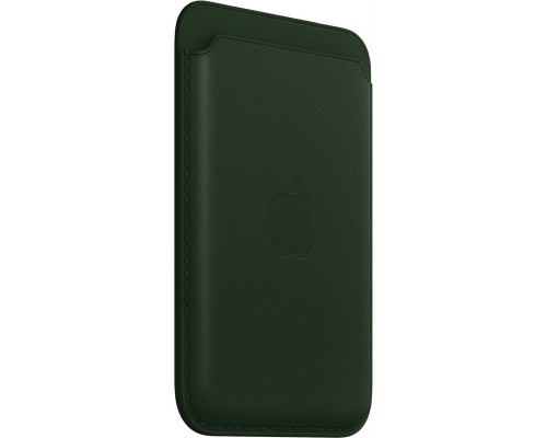 Чехол-бумажник Apple MagSafe для iPhone, кожа, iPhone Leather Wallet with MagSafe - Sequoia Green