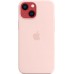 Чехол Apple MagSafe, силикон, для iPhone 13 mini Silicone Case with MagSafe - Chalk Pink