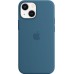 Чехол Apple MagSafe, силикон, для iPhone 13 mini Silicone Case with MagSafe - Blue Jay