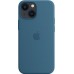 Чехол Apple MagSafe, силикон, для iPhone 13 mini Silicone Case with MagSafe - Blue Jay