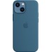 Чехол Apple MagSafe, силикон, для iPhone 13 mini Silicone Case with MagSafe - Blue Jay