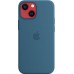 Чехол Apple MagSafe, силикон, для iPhone 13 mini Silicone Case with MagSafe - Blue Jay