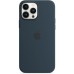 Чехол Apple MagSafe, силикон, для iPhone 13 Pro Max Silicone Case with MagSafe – Abyss Blue