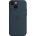 Чехол Apple MagSafe, силикон, для iPhone 13 mini Silicone Case with MagSafe - Abyss Blue