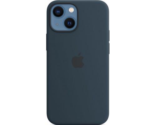 Чехол Apple MagSafe, силикон, для iPhone 13 mini Silicone Case with MagSafe - Abyss Blue