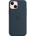 Чехол Apple MagSafe, силикон, для iPhone 13 mini Silicone Case with MagSafe - Abyss Blue