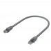 Патчкорд GCR  прямой 1.0m UTP кат.6, серый, 24 AWG, ethernet high speed, RJ45, T568B, GCR-52544