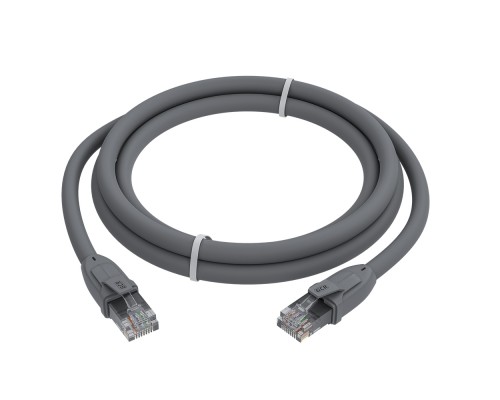 Патчкорд GCR  прямой 7.5m UTP кат.6, серый, 24 AWG, ethernet high speed, RJ45, T568B, GCR-52596