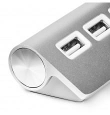 Док, концентратор Greenconnect USB 2.0 Разветвитель GCR-UH224S на 4 порта  0,2m , silver                                                                                                                                                                  