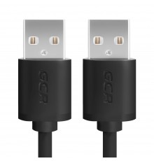 Кабель Greenconnect 1.0m USB 2.0, AM/AM, черный, 28/28 AWG, экран, армированный, морозостойкий, GCR-UM5M-BB2S-1.0m                                                                                                                                        