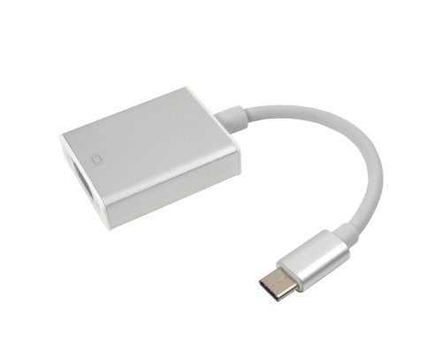 Переходник Greenconnect  USB TypeC > VGA 15F Greenconnect серия Greenline, GCR-UTC2VGA