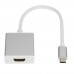 Переходник Greenconnect USB TypeC > HDMI 19F Greenconnect серия Greenline, GCR-UTC2HD