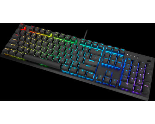 Игровая клавиатура Corsair Gaming™ CORSAIR K60 RGB PRO Low Profile Mechanical Gaming Keyboard, Backlit RGB LED, CHERRY MX Low Profile SPEED, Black