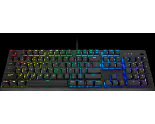 Игровая клавиатура Corsair Gaming™ CORSAIR K60 RGB PRO Low Profile Mechanical Gaming Keyboard, Backlit RGB LED, CHERRY MX Low Profile SPEED, Black