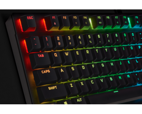 Игровая клавиатура Corsair Gaming™ CORSAIR K60 RGB PRO Low Profile Mechanical Gaming Keyboard, Backlit RGB LED, CHERRY MX Low Profile SPEED, Black