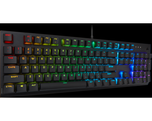 Игровая клавиатура Corsair Gaming™ CORSAIR K60 RGB PRO Low Profile Mechanical Gaming Keyboard, Backlit RGB LED, CHERRY MX Low Profile SPEED, Black